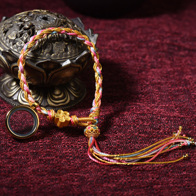 Nimara Ritual Tibetan Handmade Luck Colorful String Single Double Wrap Braided Bracelet