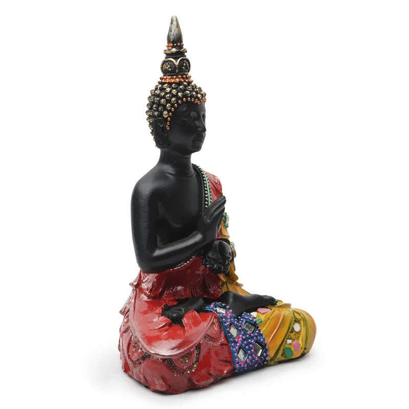 Nimara Ritual Thai Buddha Serenity Resin Statue Decoration