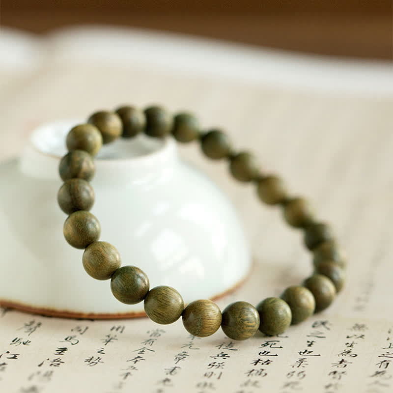 Nimara Ritual Tibetan Green Sandalwood Soothing Cure Bracelet