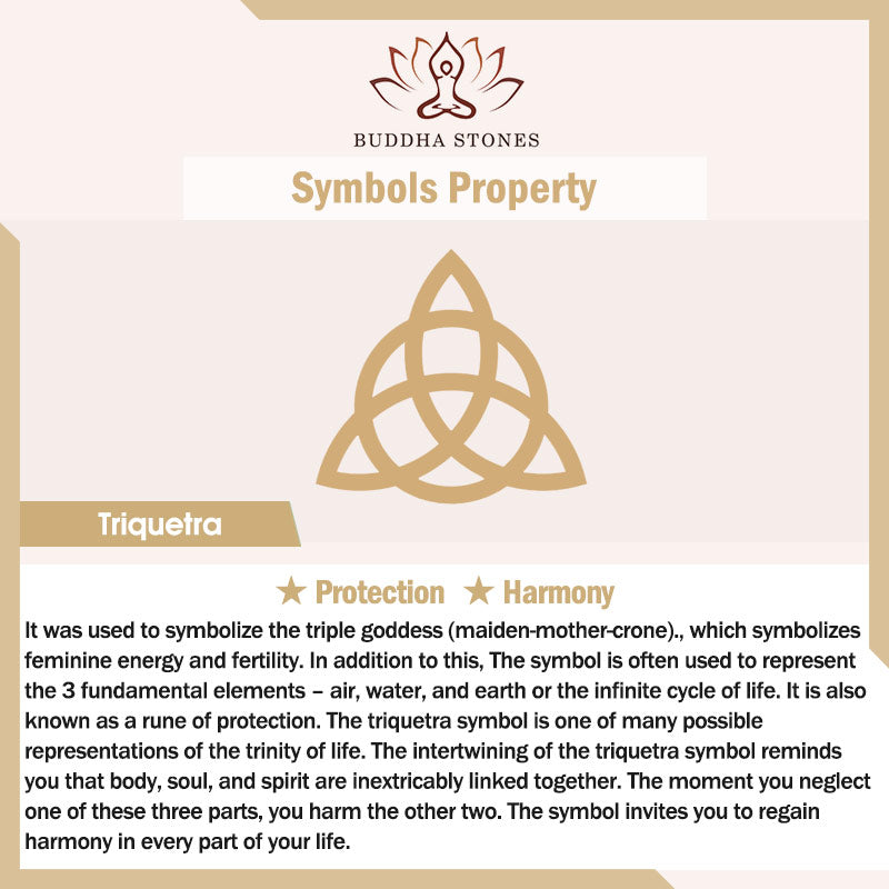 Nimara Ritual Triangle Knot Triquetra Titanium Steel Calm Rotatable Ring