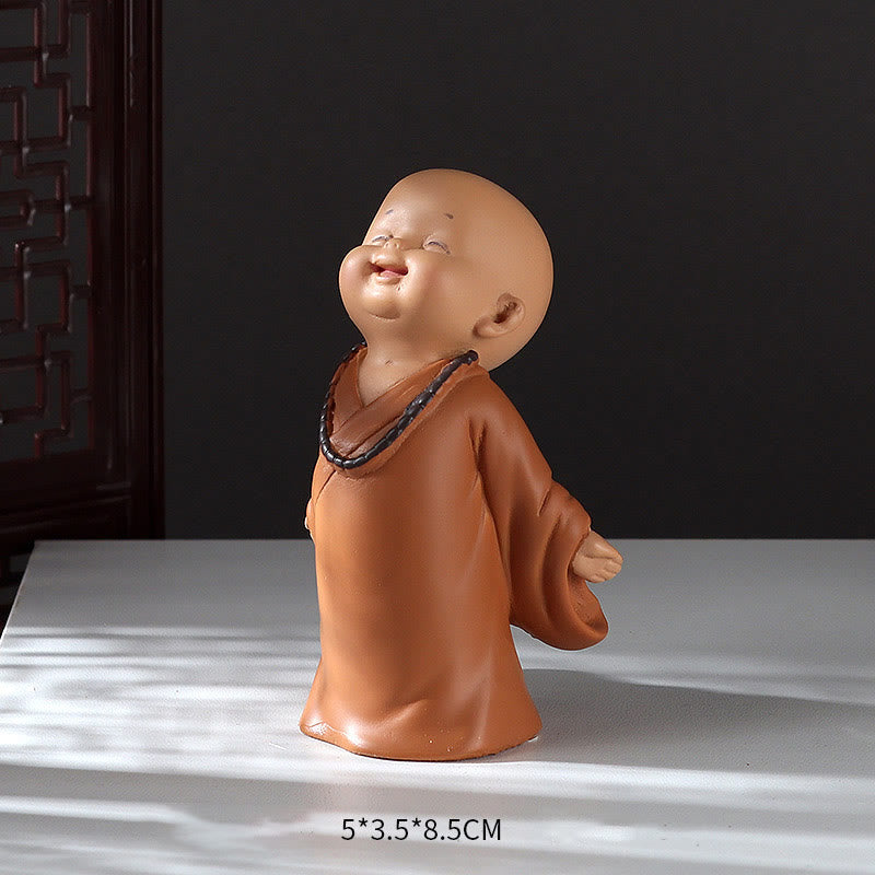 Nimara Ritual Small Mini Meditation Praying Monk Serenity Resin Home Decoration