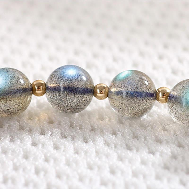 Nimara Ritual 14k Gold Plated Natural Moonstone Healing Love Bracelet