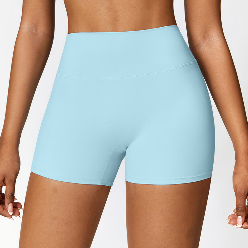 Nimara Ritual Solid Color Crop Tank Top High Waist Shorts Sports Fitness Gym Yoga Outfits