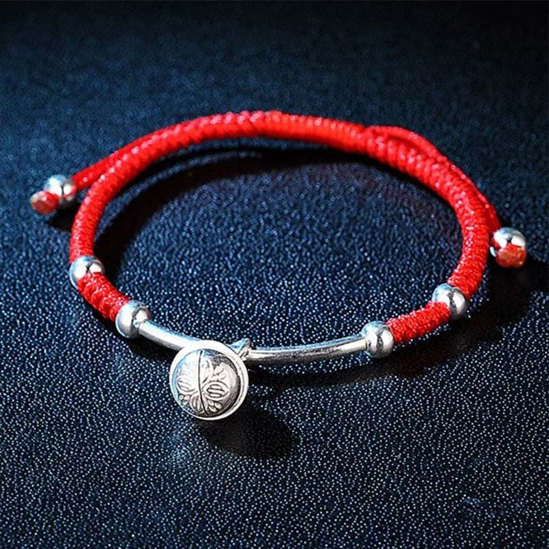 Nimara Ritual FengShui Lucky Red String Bell Bracelet