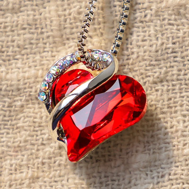 Nimara Ritual Love Heart Birthstone Healing Energy Necklace Pendant