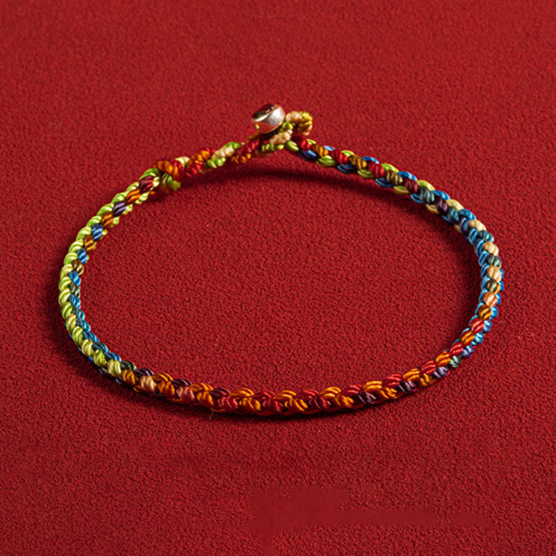 Nimara Ritual "May you be blessed with peace and safety in all four seasons" Lucky Multicolored Bracelet