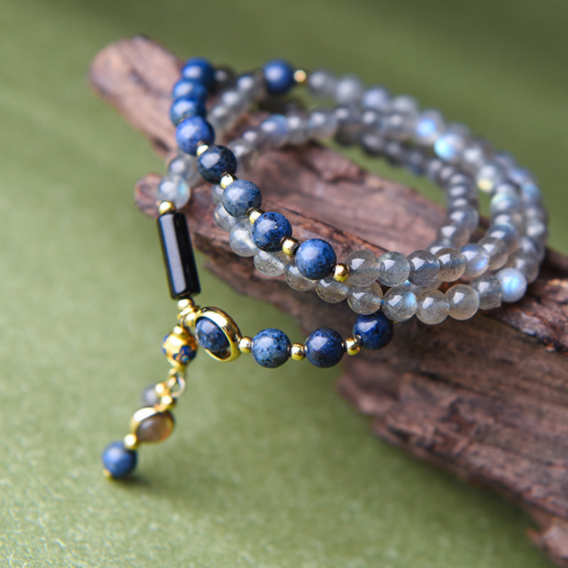 Nimara Ritual Moonstone Lazurite Calm Healing Positive Bracelet