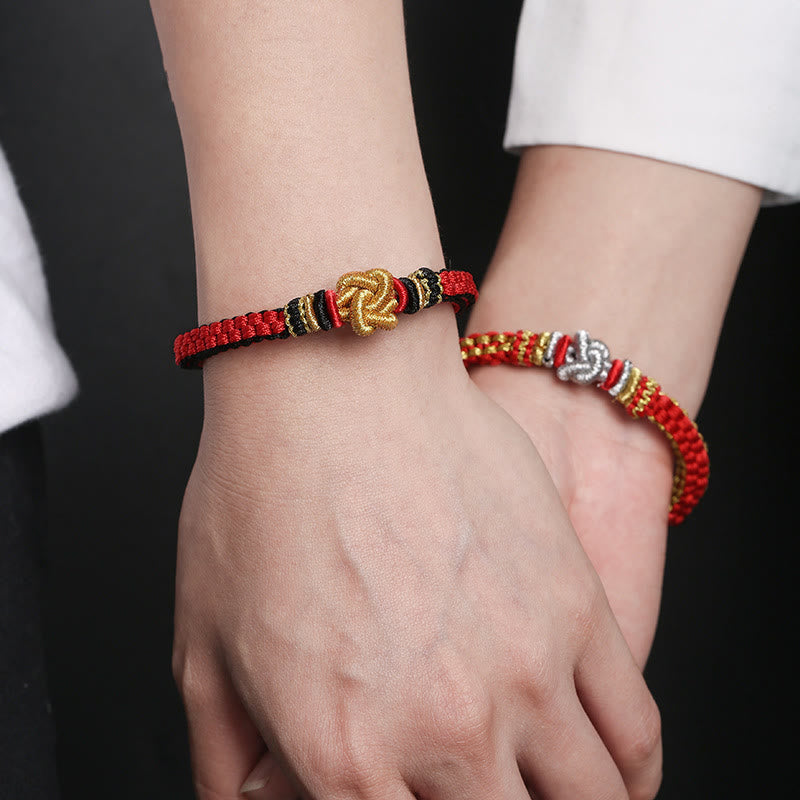 Nimara Ritual Colorful Rope True Love Knot Luck Handmade Bracelet