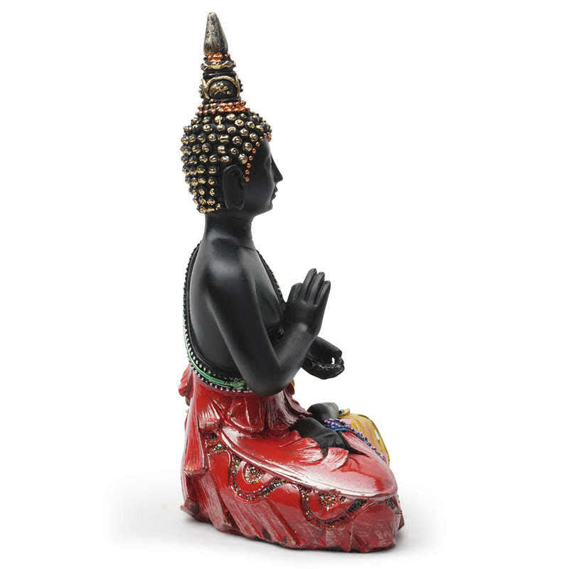 Nimara Ritual Thai Buddha Serenity Resin Statue Decoration