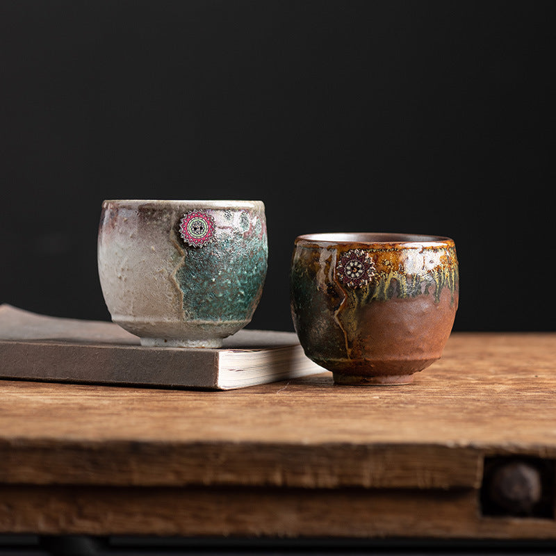Nimara Ritual Sunflower Kiln Change Ceramic Coffee Mug Tea Latte Espresso Coffee Cup 250ml