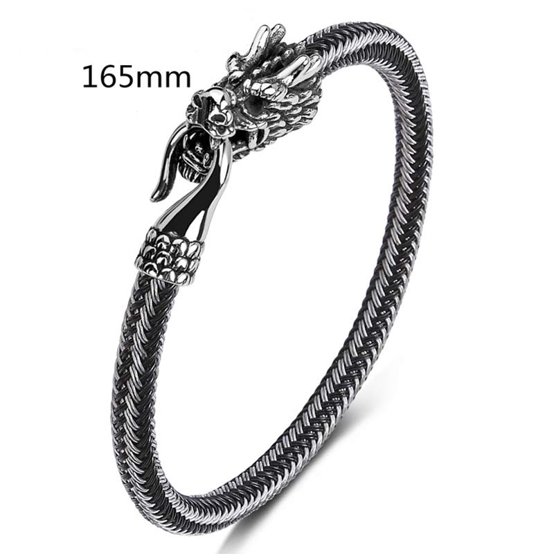 Nimara Ritual Dragon Titanium Steel Protection Luck Bracelet