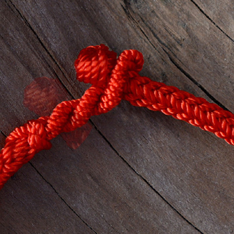 Nimara Ritual Tibetan Handmade Eight Thread Peace Knot Protection Braided String Bracelet