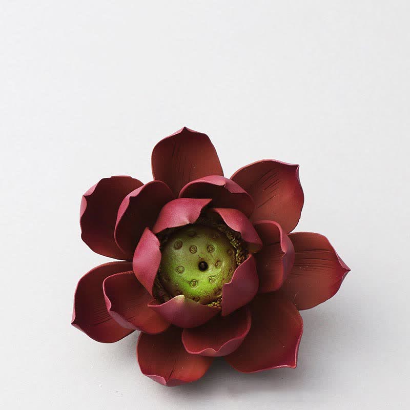 Nimara Ritual Tibetan Lotus Positive Peace Incense Burner Decoration
