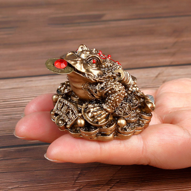 Nimara Ritual FengShui Wealth Lucky Frog Decoration