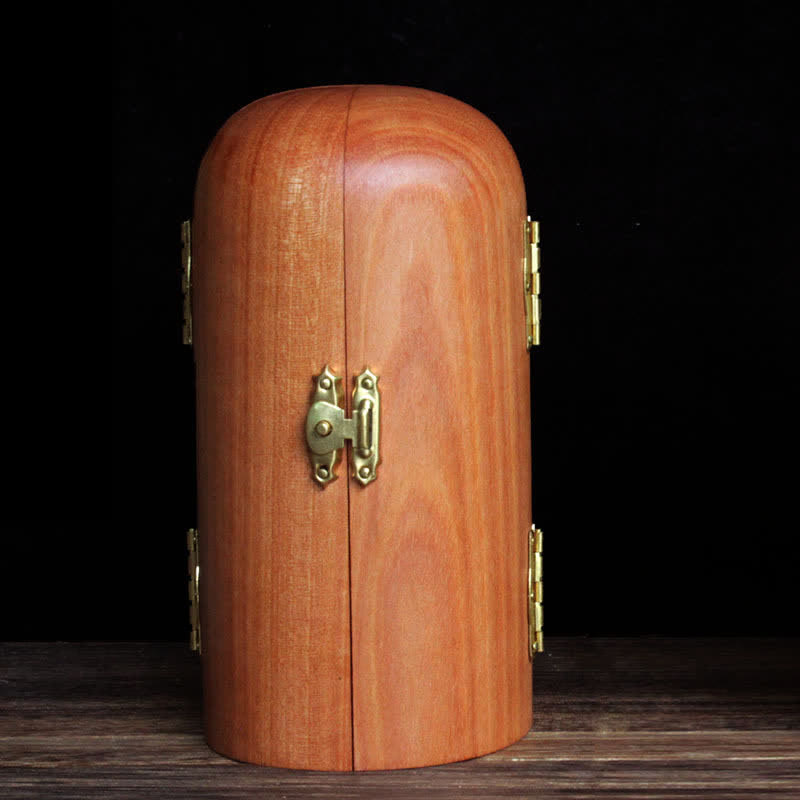 Nimara Ritual Avalokitesvara Kwan Yin Buddha Cherry Wood Compassion Home Decoration Altar