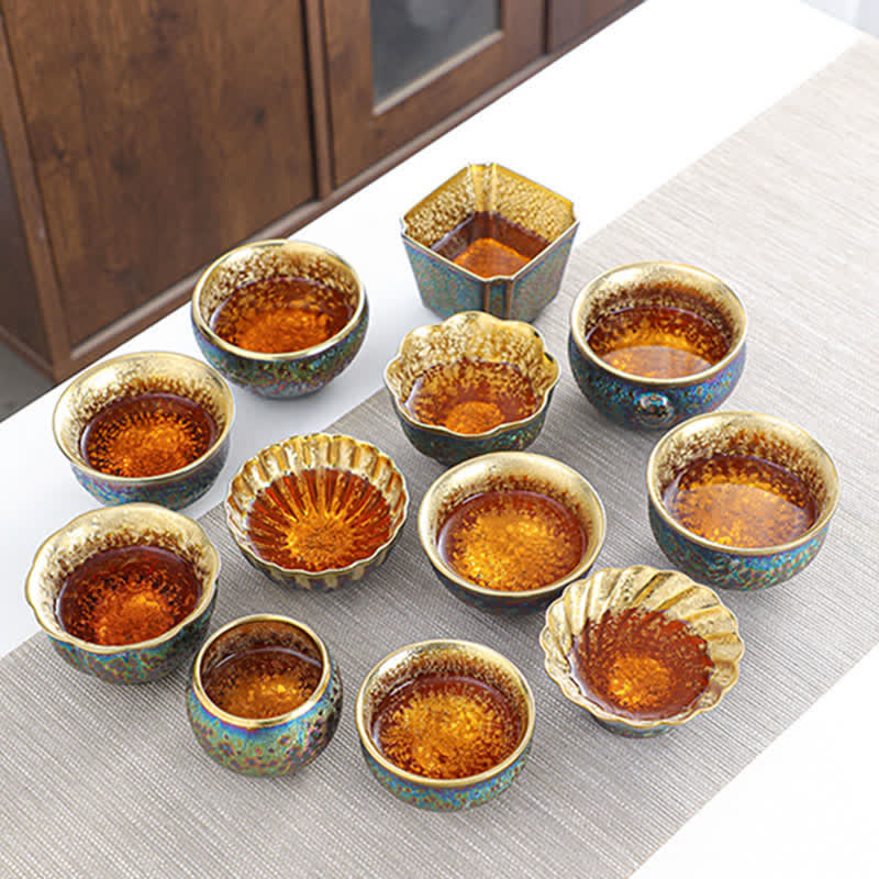 Nimara Ritual Colorful Ceramic Teacup Tea Cups