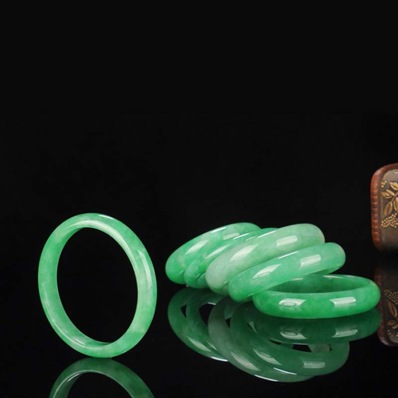 Nimara Ritual Quartzite Jade Healing Abundance Protection Bracelet Bangle