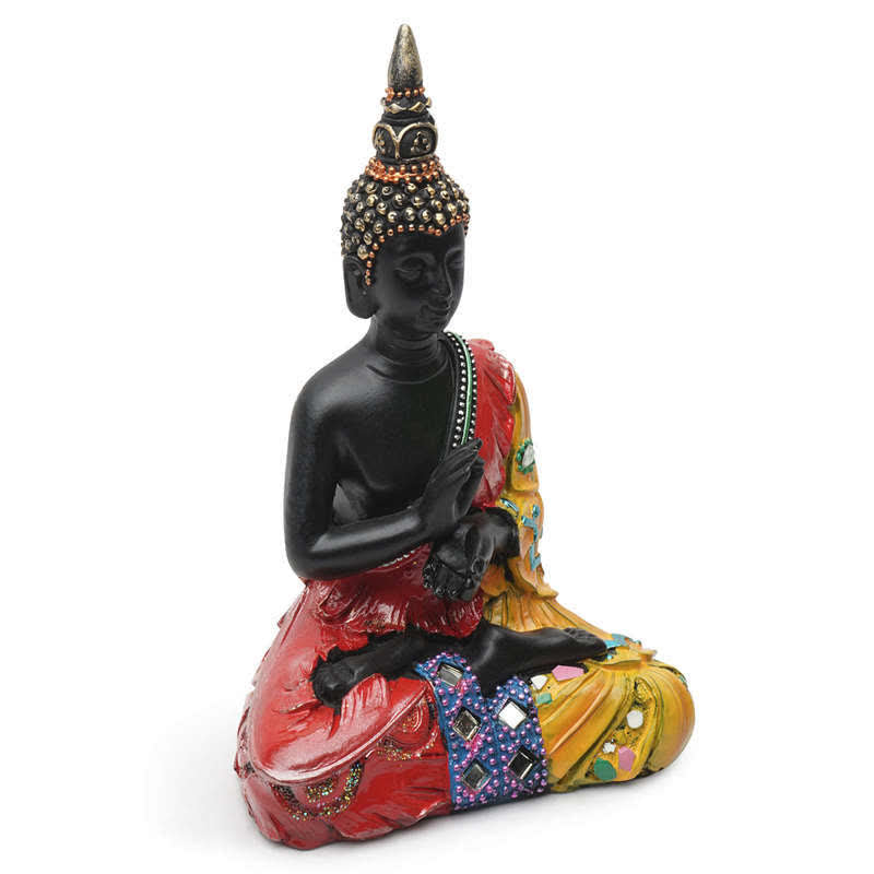 Nimara Ritual Thai Buddha Serenity Resin Statue Decoration