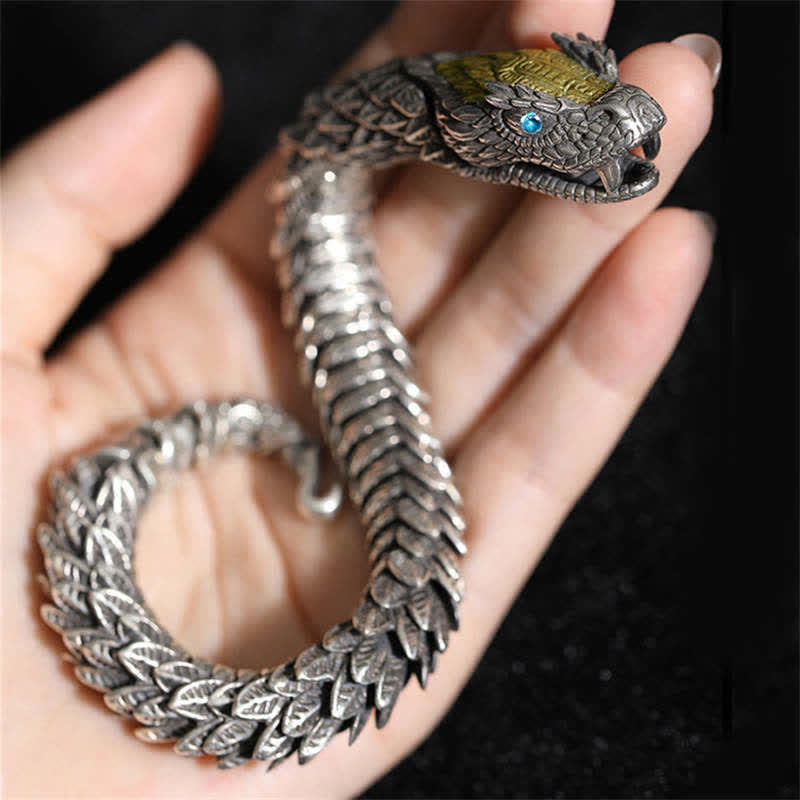 Nimara Ritual Dragon Snake Handmade Amulet Protection Chain Bracelet