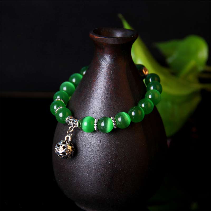 Nimara Ritual Tibetan Cat Eye Lucky Bracelet