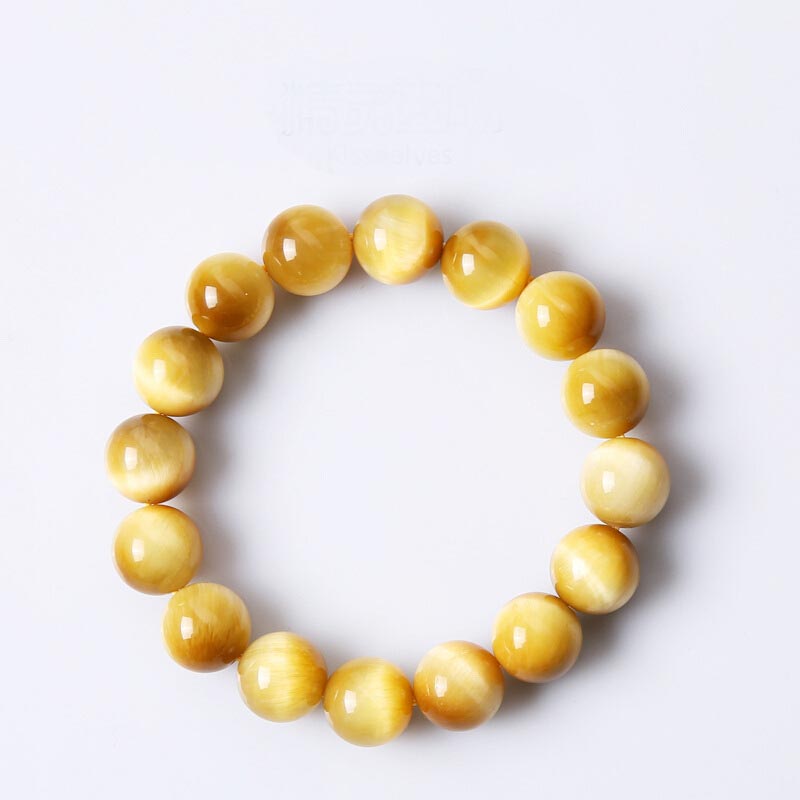 Nimara Ritual Anxiety Stress Healing Crystal Tiger Eye Bead Bracelet