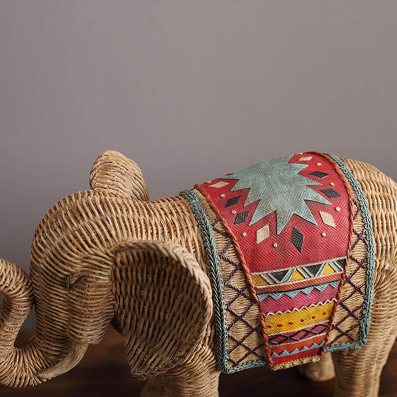 Nimara Ritual Elephant Resin Wisdom Wealth Home Decoration