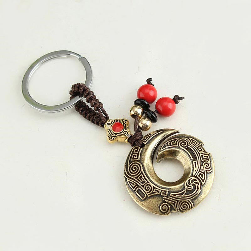 Nimara Ritual Good Luck Fortune Copper Wealth Key Chain