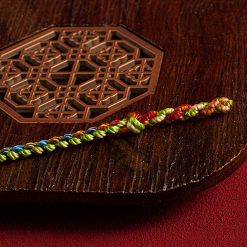 Nimara Ritual "May you be blessed with peace and safety in all four seasons" Lucky Multicolored Bracelet