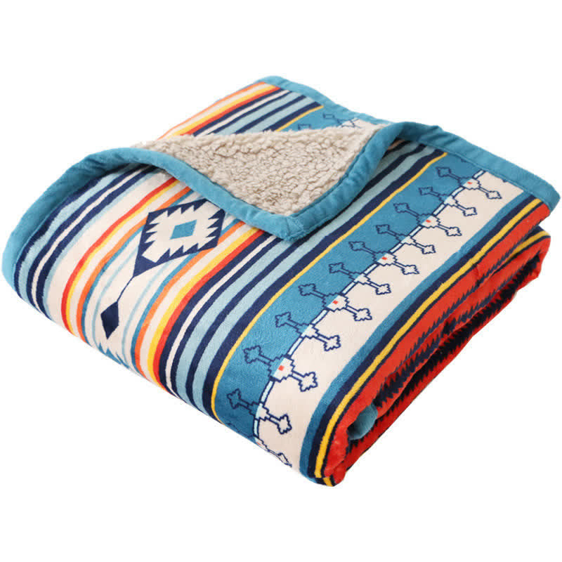 Nimara Ritual Geometric Warm Soft Bed Throw Blanket
