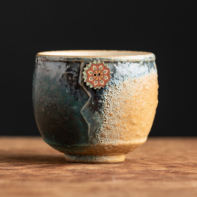 Nimara Ritual Sunflower Kiln Change Ceramic Coffee Mug Tea Latte Espresso Coffee Cup 250ml