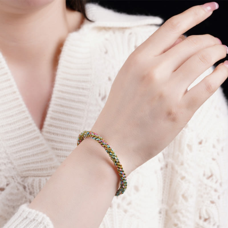 Nimara Ritual Colorful Rope Luck Handcrafted Braided Child Adult Bracelet