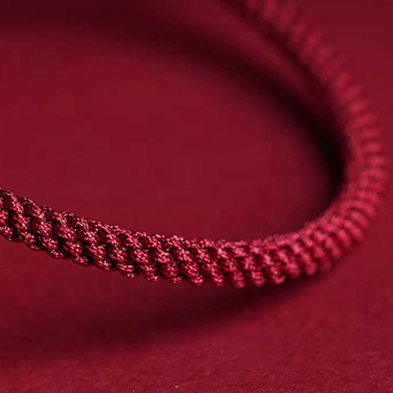 Nimara Ritual Natural Cinnabar King Kong Knot Blessing String Bracelet