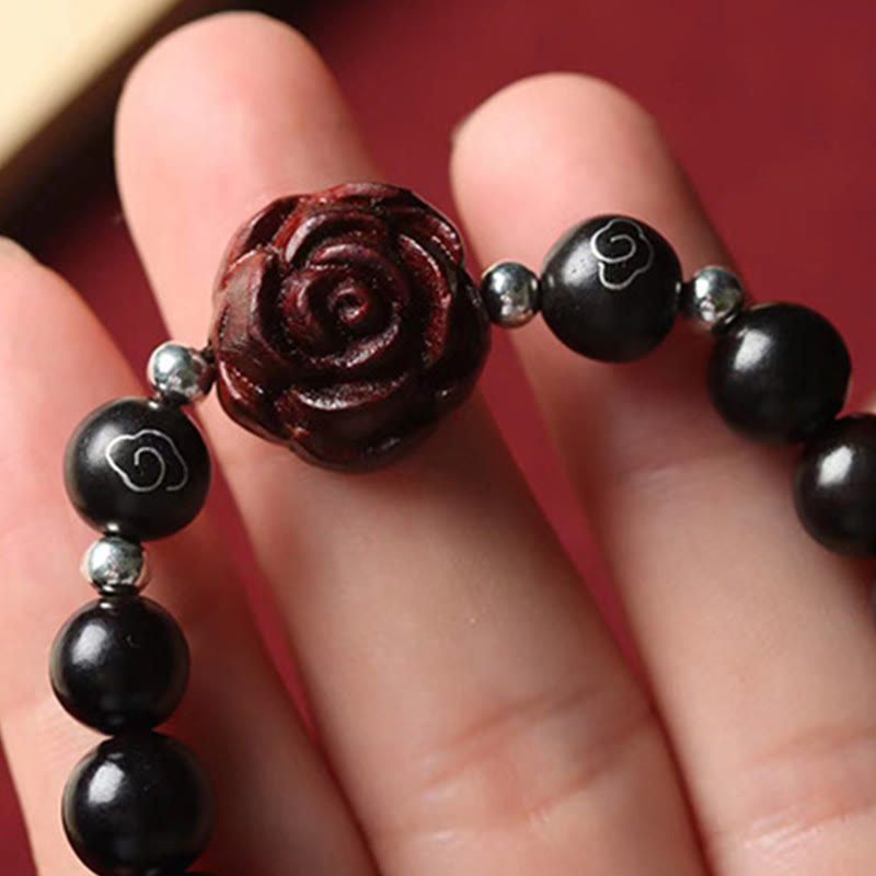 Nimara Ritual Small Leaf Red Sandalwood Sooth Bracelet