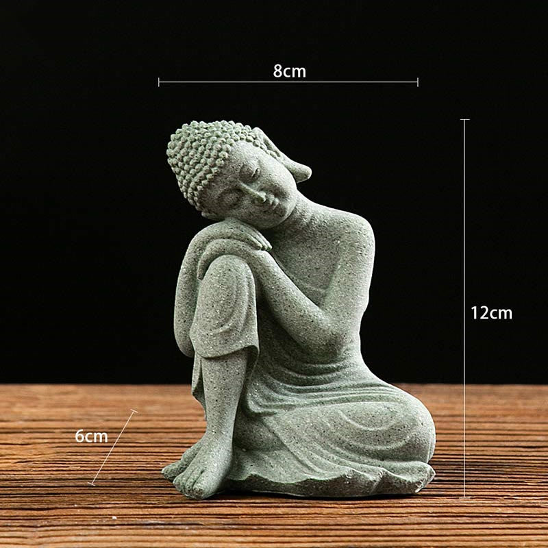 Nimara Ritual Tibetan Meditation Contemplation Buddha Serenity Compassion Statue Figurine Decoration
