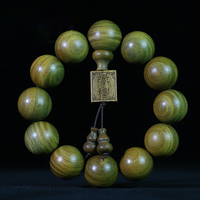 Nimara Ritual Tibetan Green Sandalwood Cure Bracelet