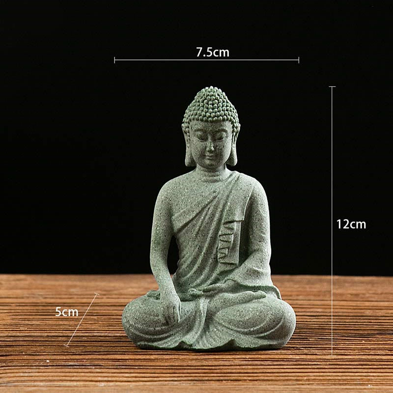 Nimara Ritual Tibetan Meditation Contemplation Buddha Serenity Compassion Statue Figurine Decoration