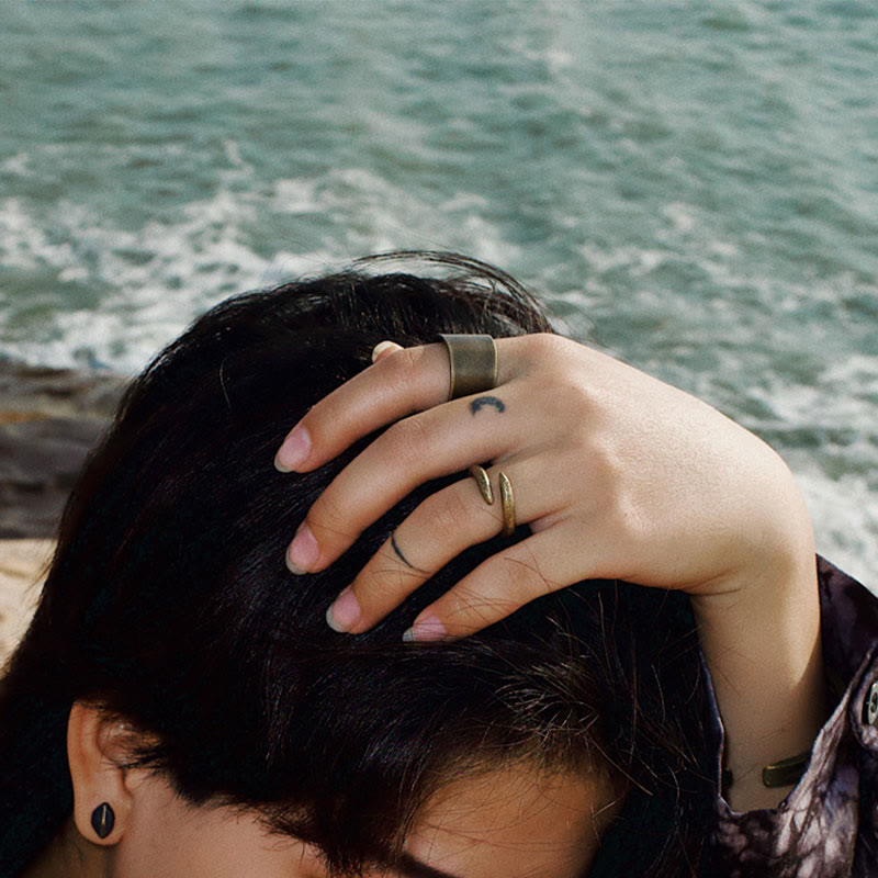Nimara Ritual Simple Design Copper Luck Adjustable Ring