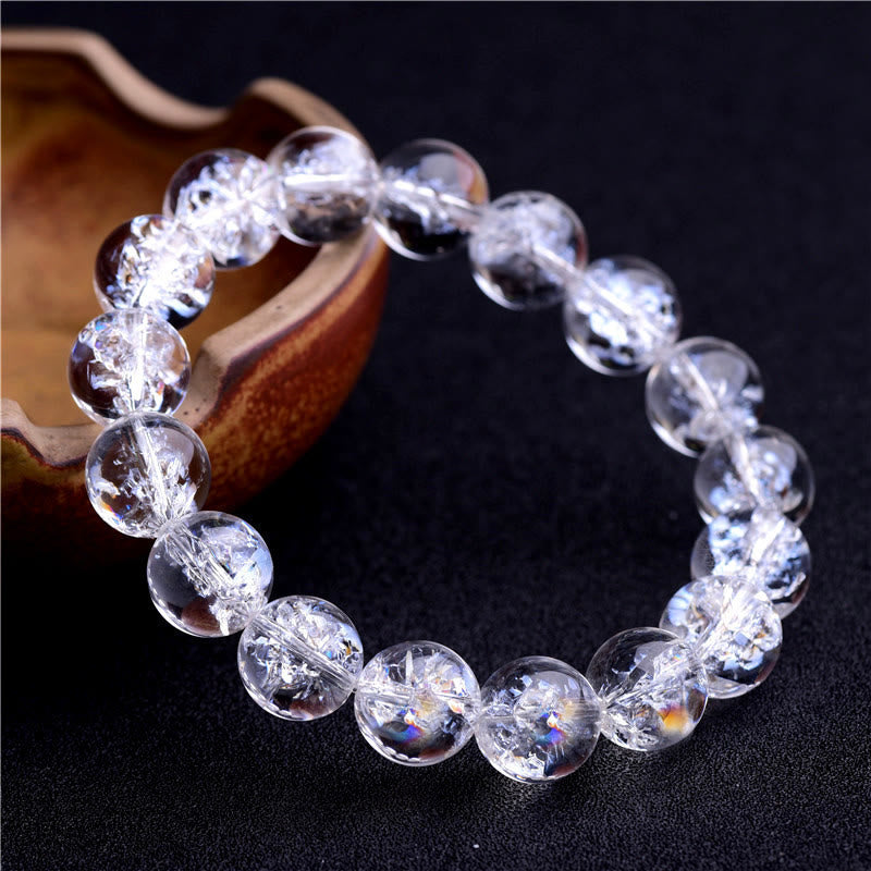 Nimara Ritual Natural White Crystal Protection Healing Bracelet