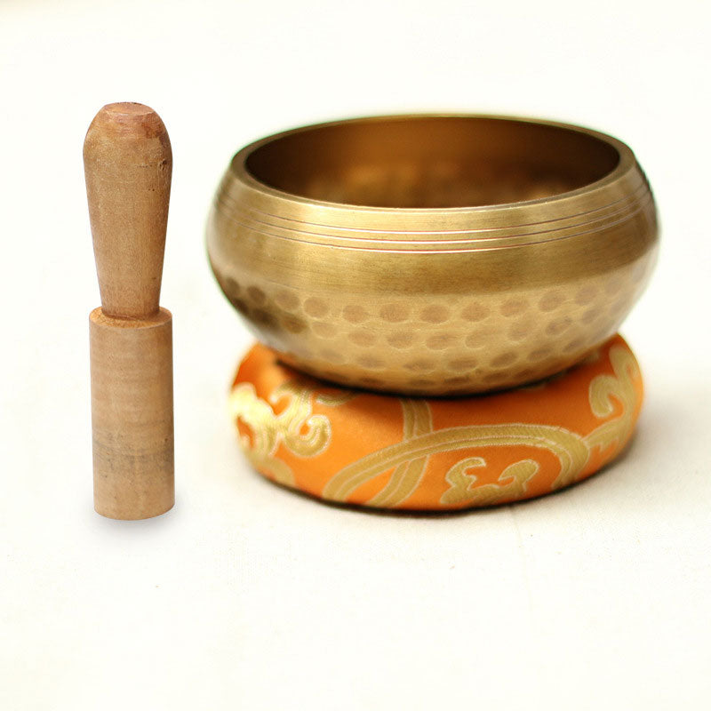 Nimara Ritual Tibetan Sound Bowl Handcrafted for Relaxation and Mindfulness Meditation Singing Bowl Set