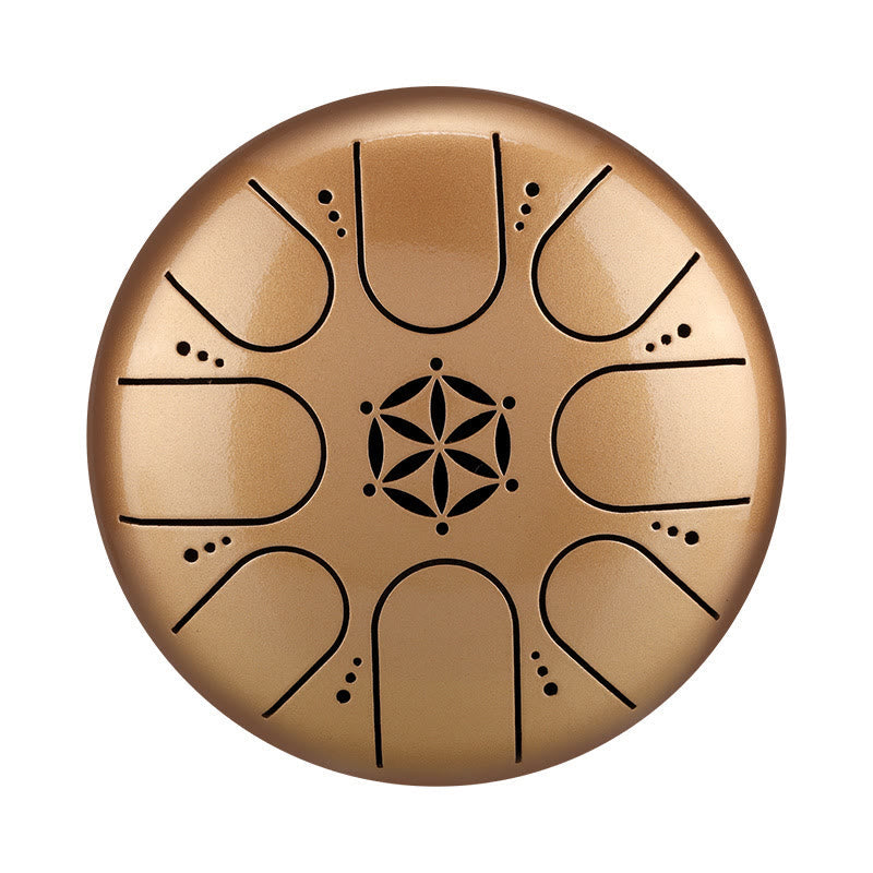 Nimara Ritual Steel Tongue Drum Sound Healing Meditation Yoga Drum Kit 8 Note 5 Inch With Carry Bag