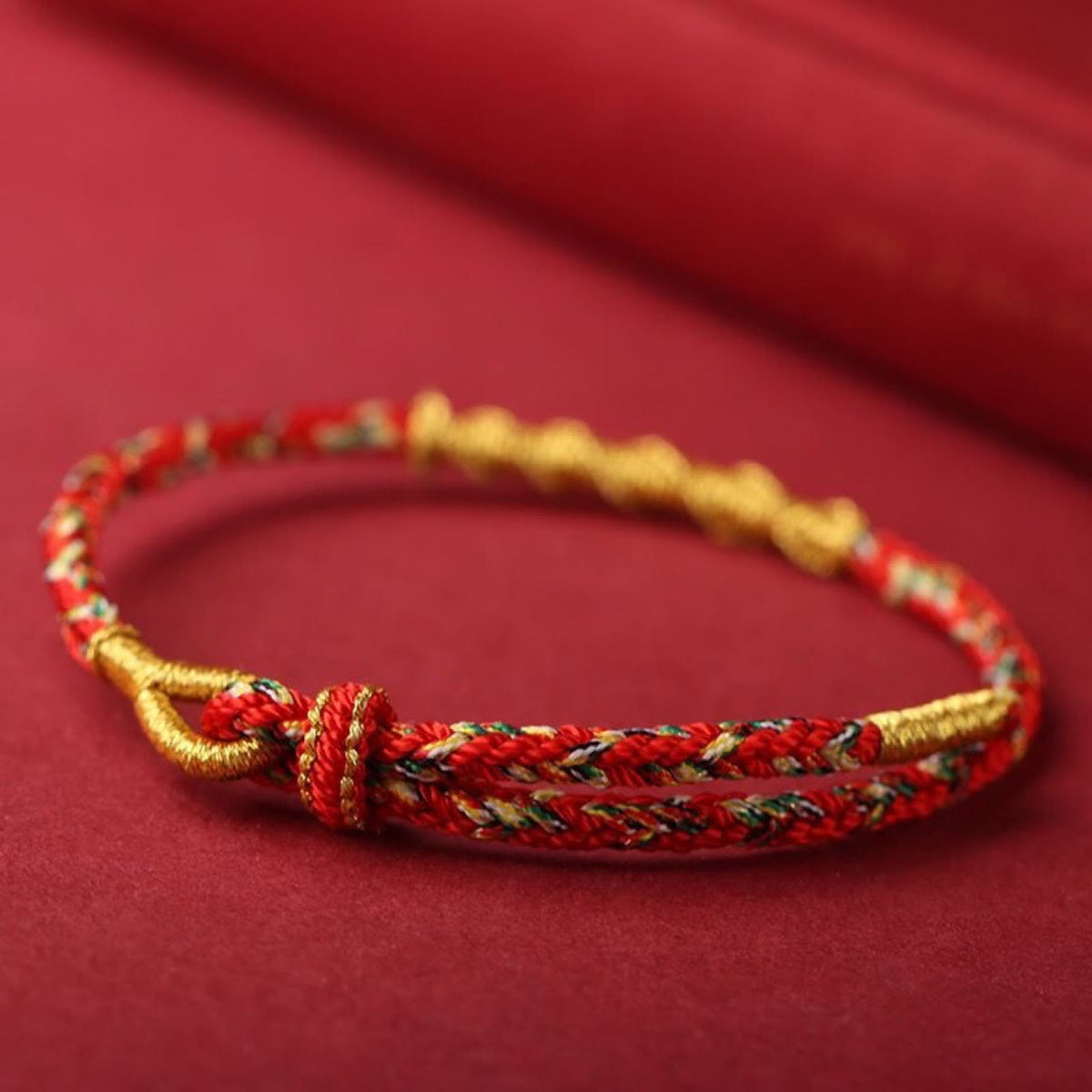 Nimara Ritual Handmade Chinese Zodiac Natal Buddha Protection Strength Braided String Bracelet