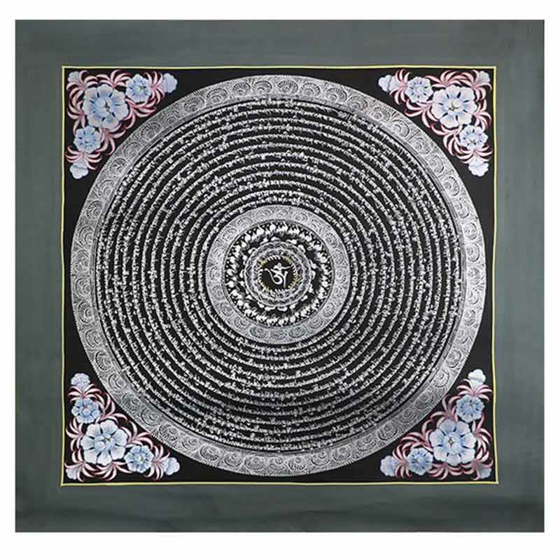 Nimara Ritual Tibetan Handmade Thangka Painting Spiritual Blessing Blind Box Random Color Pattern