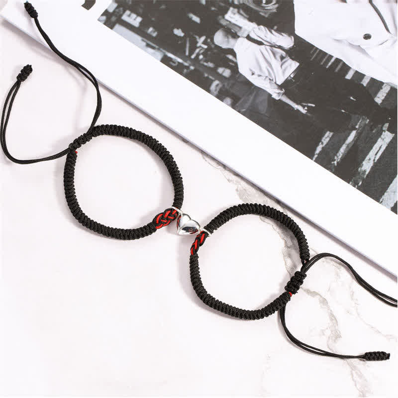 Nimara Ritual 2Pcs Tibetan Luck Chinese Knot Protection String Bracelet