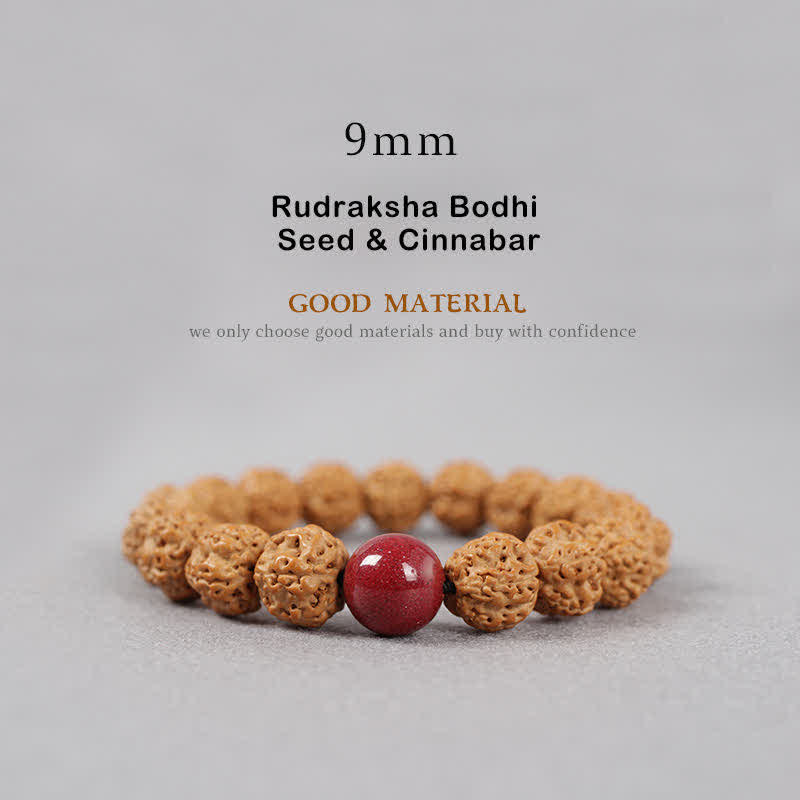 Nimara Ritual Tibet Rudraksha Bodhi Seed Dzi Bead Amber Turquoise Wealth Bracelet