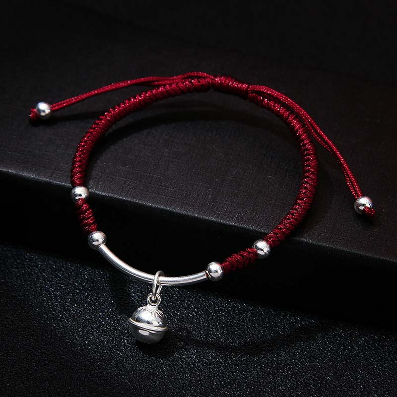Nimara Ritual FengShui Lucky Red String Bell Bracelet