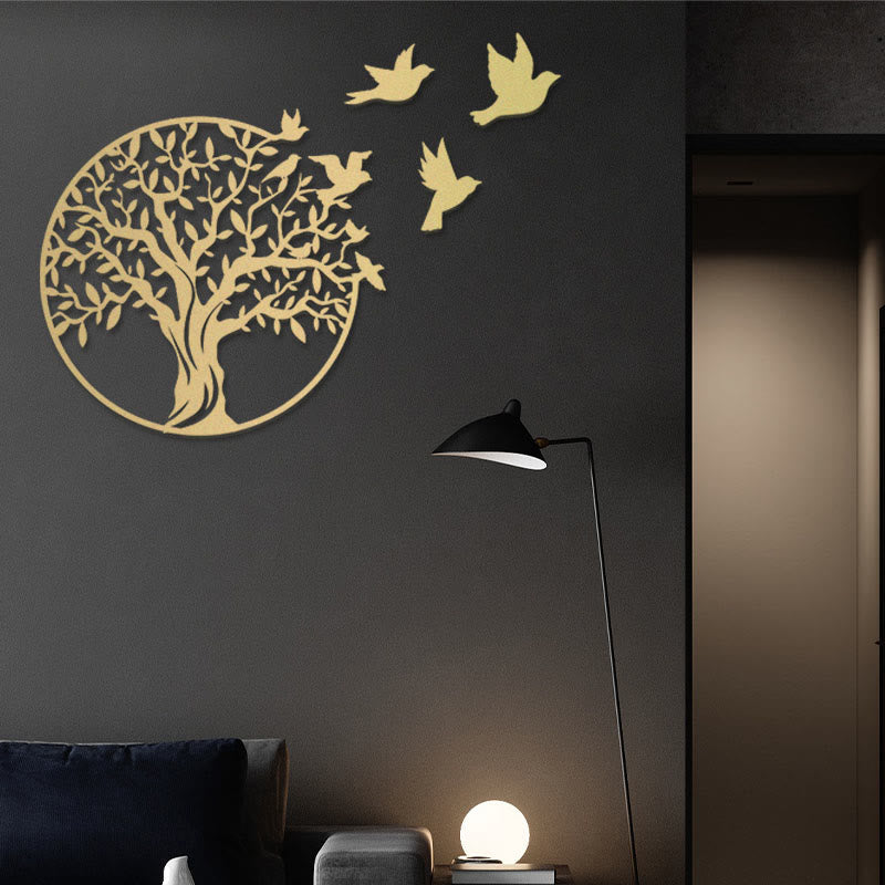 Nimara Ritual Tree of Life Birds Sign Housewarming Gift Unity Wall Art