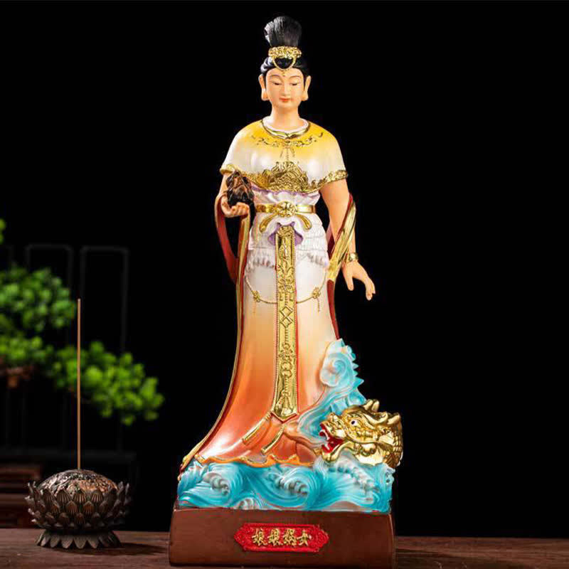 Nimara Ritual Bodhisattva Nuwa Protection Resin Statue Home Decoration
