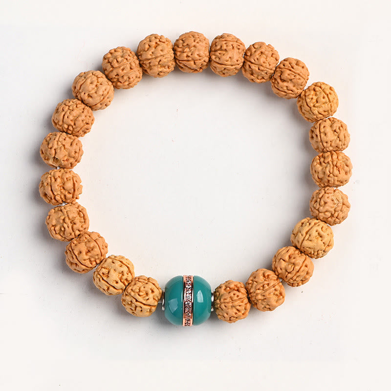 Nimara Ritual Tibet Rudraksha Bodhi Seed Wealth Auspiciousness Bracelet