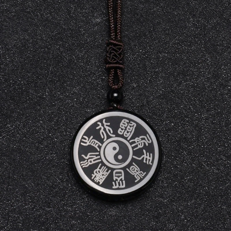 Balance YinYang Fengshui Releasing Negativity Necklace Pendant