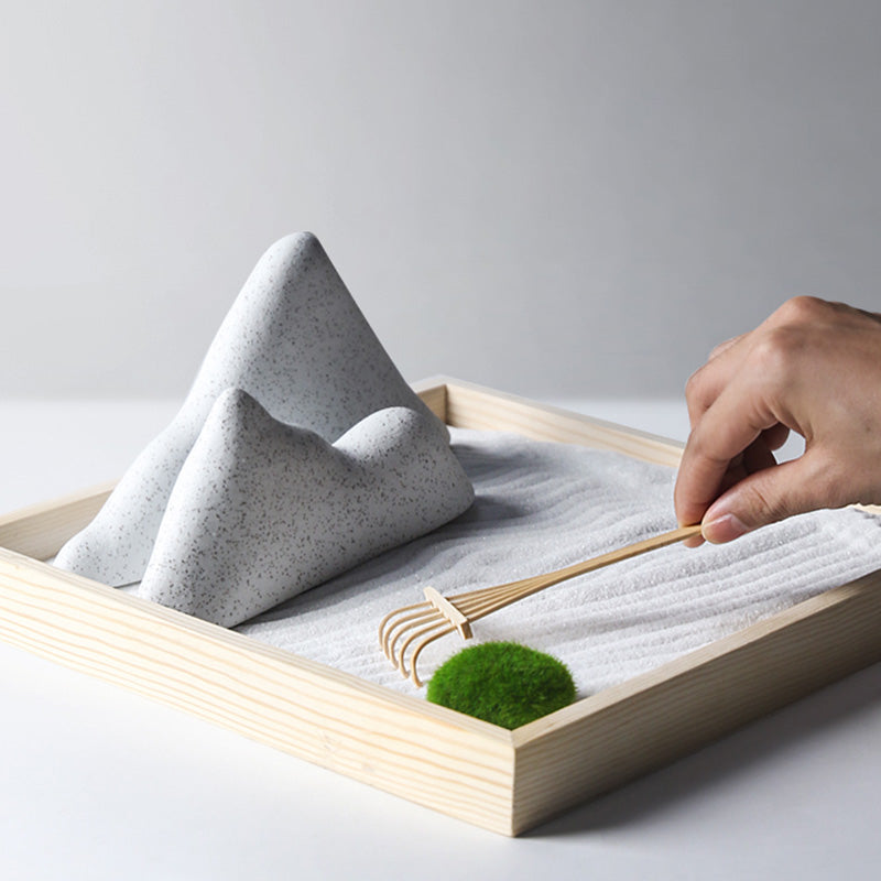Nimara Ritual Rocks Landscape Meditation Enlightenment Zen Garden Decoration